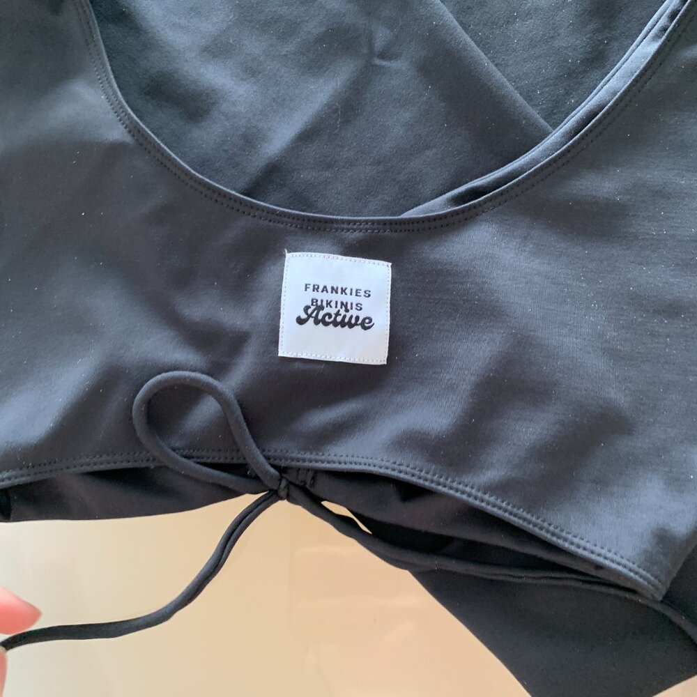 BNWT FRANKIE'S ACTIVE BIKINIS Zippy Flare Legging and Sports Bra Top 2PCS SET XS - Picture 15 of 15